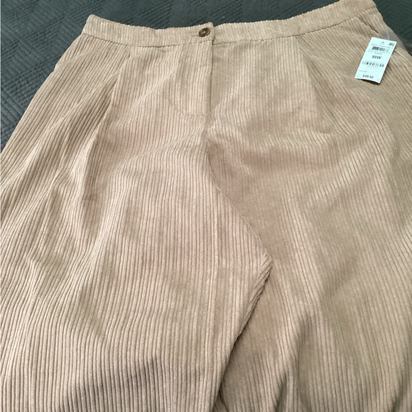 AND NOW THIS wide leg pant, size 18W, color Almond (tan), actual color #1, #2 - Picture 6 of 6